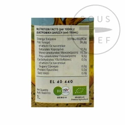 Mitira Lesvos Organic Extra Virgin Olive Oil Tin