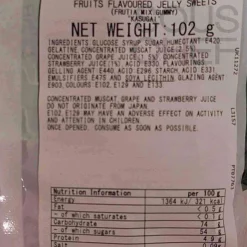 KASUGAI Mixed Fruit Gummies, 102g Discount