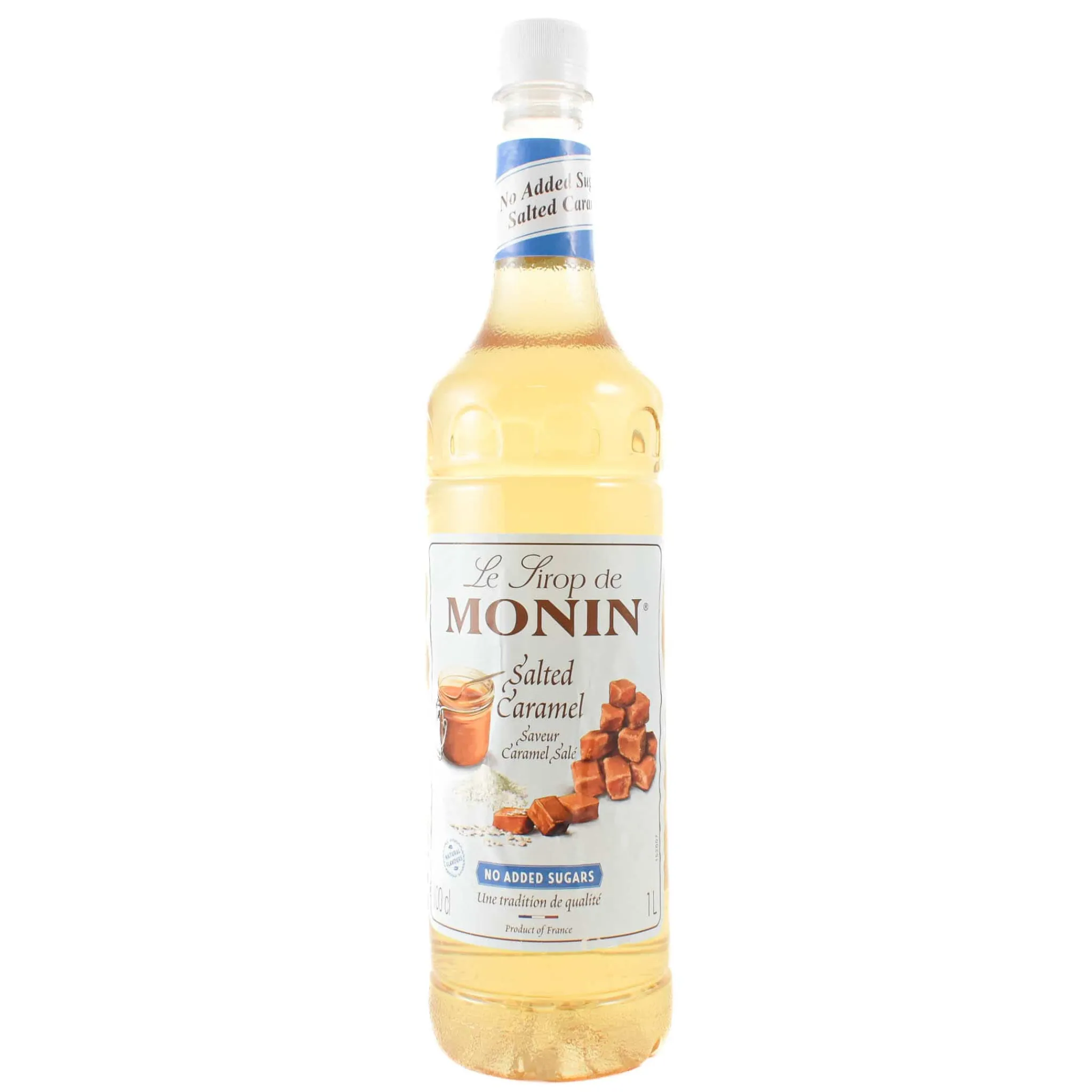 Monin No Added Sugar Salted Caramel Syrup, 1 Litre Hot