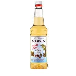 Monin Sugar Free Hazelnut Syrup, 1 litre Clearance