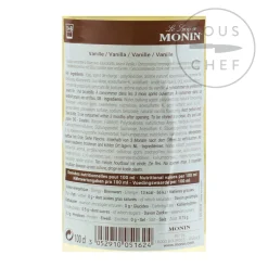 Monin Sugar Free Vanilla Syrup, 1 litre