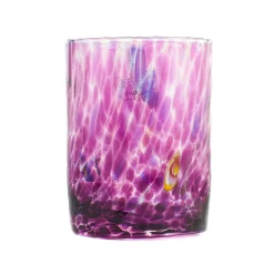 Alessandro Coppola Murano Glass Tumbler, Purple Hot