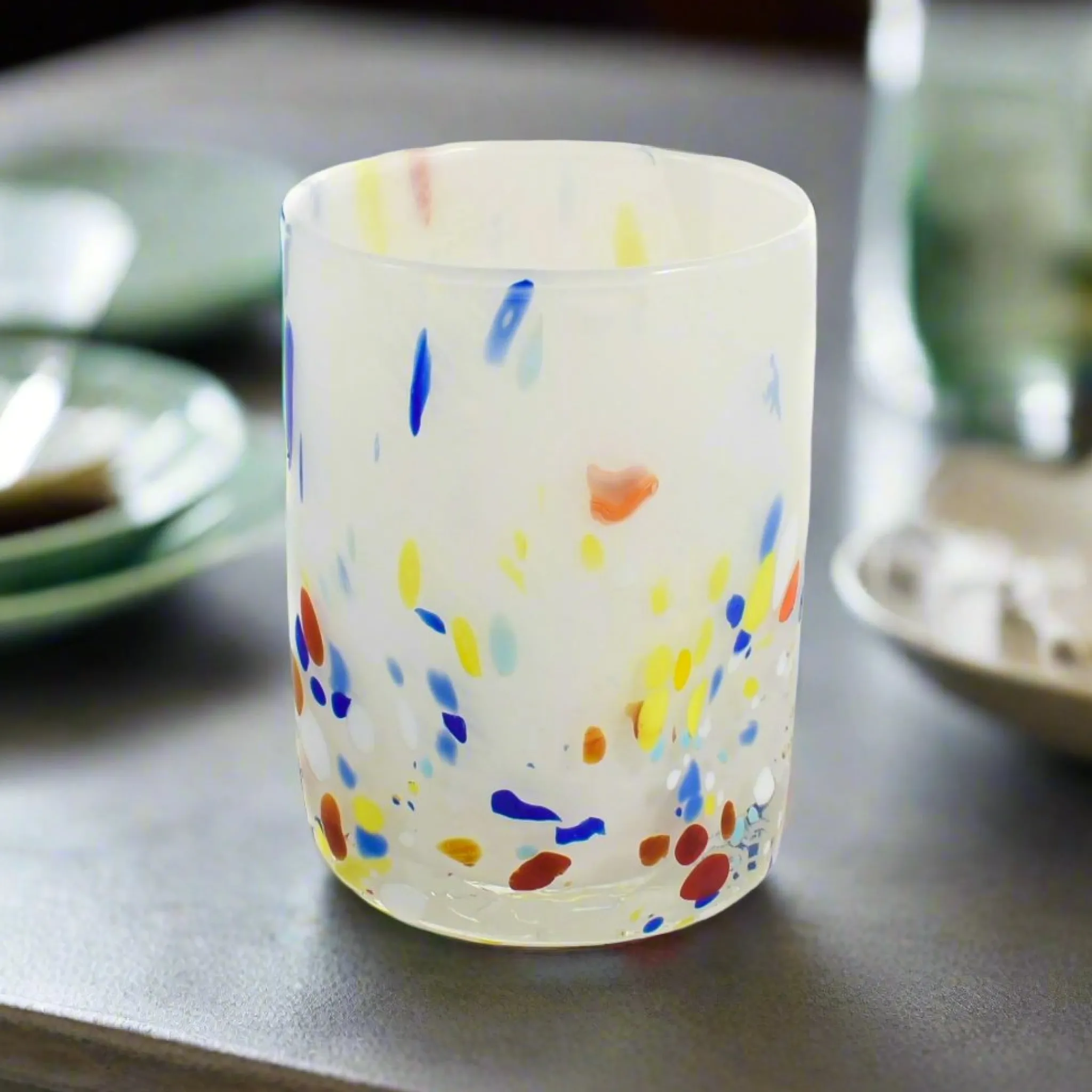 Alessandro Coppola Murano Glass Tumbler, Rainbow Best