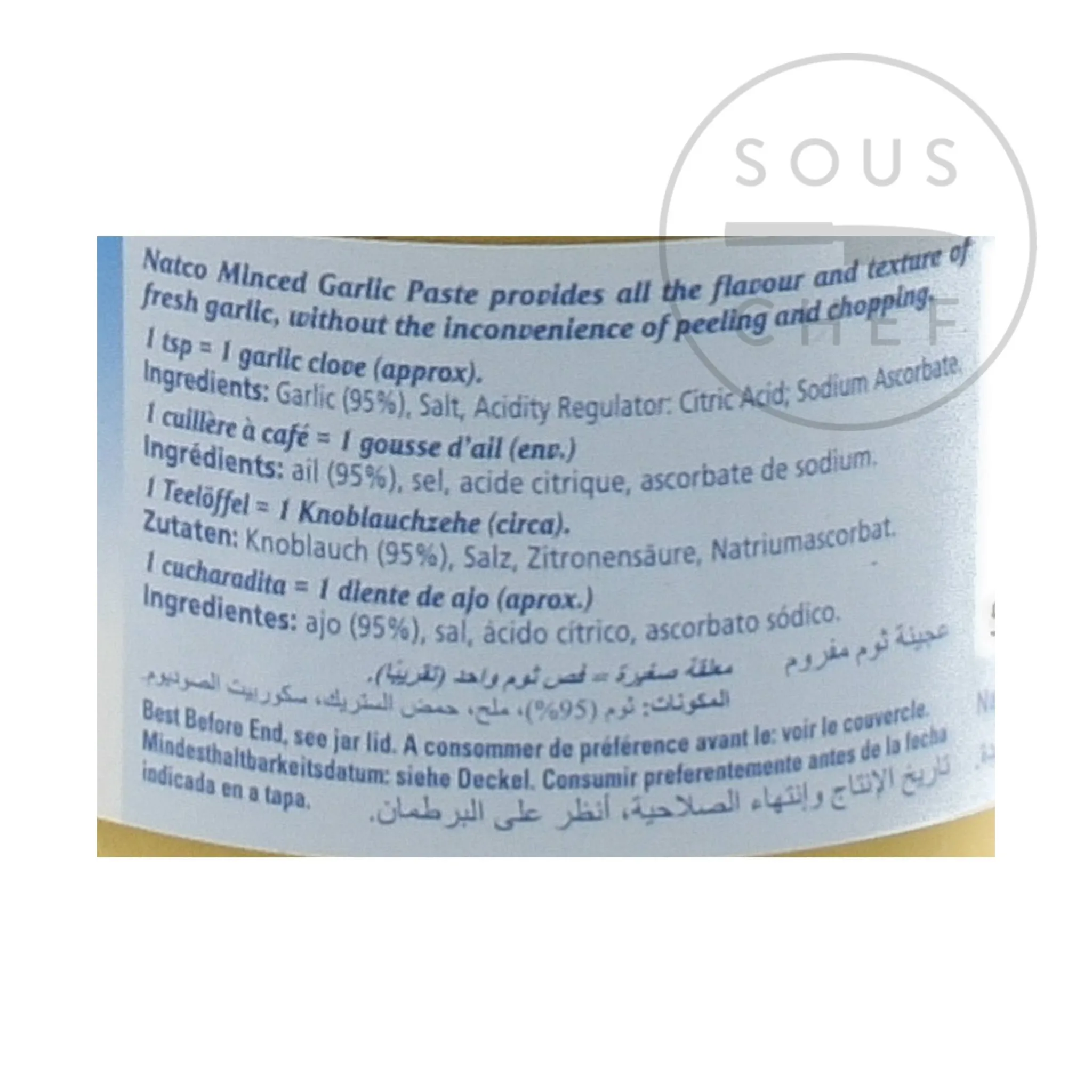 Natco Garlic Paste, 190g New