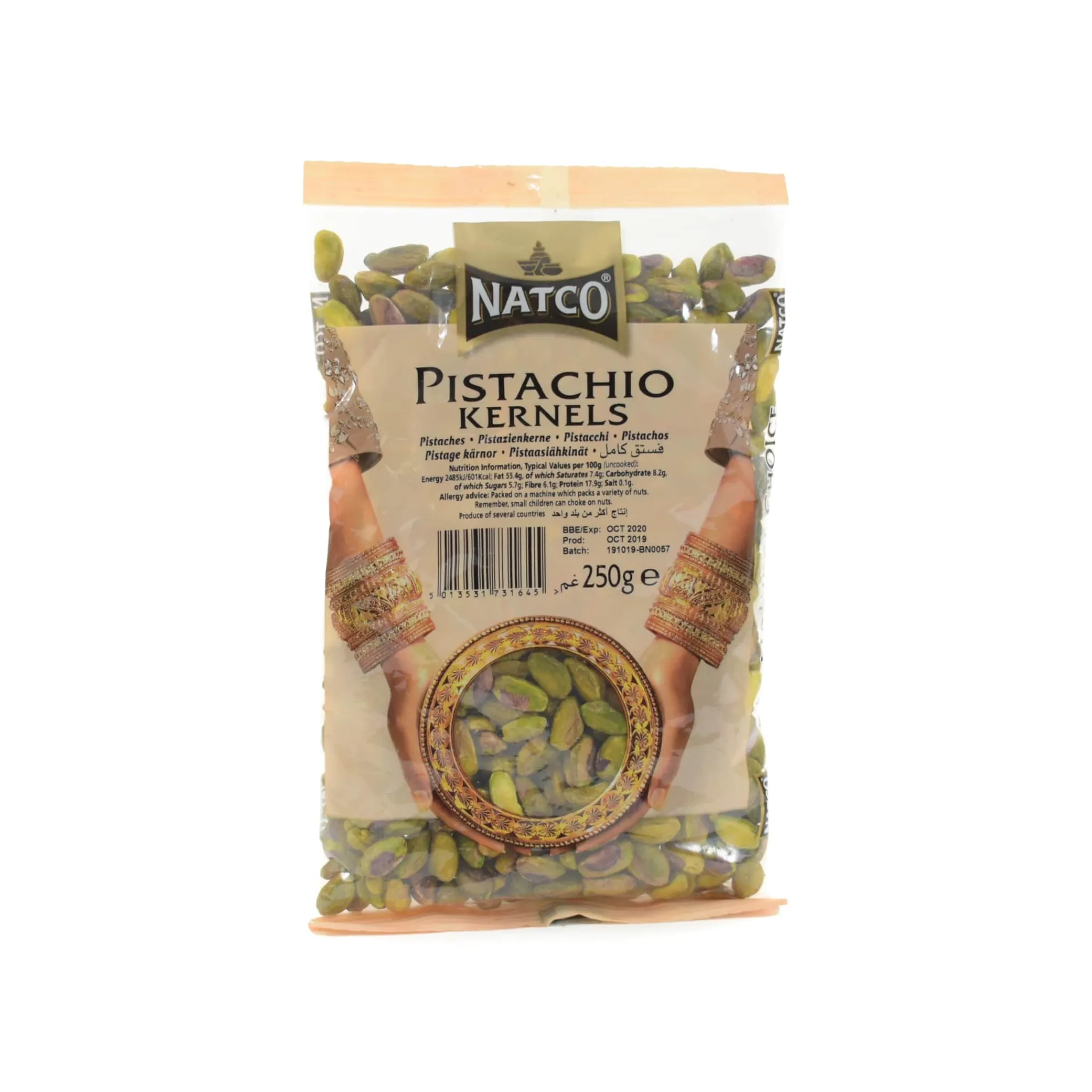 Natco Pistachio Kernels, 250g
