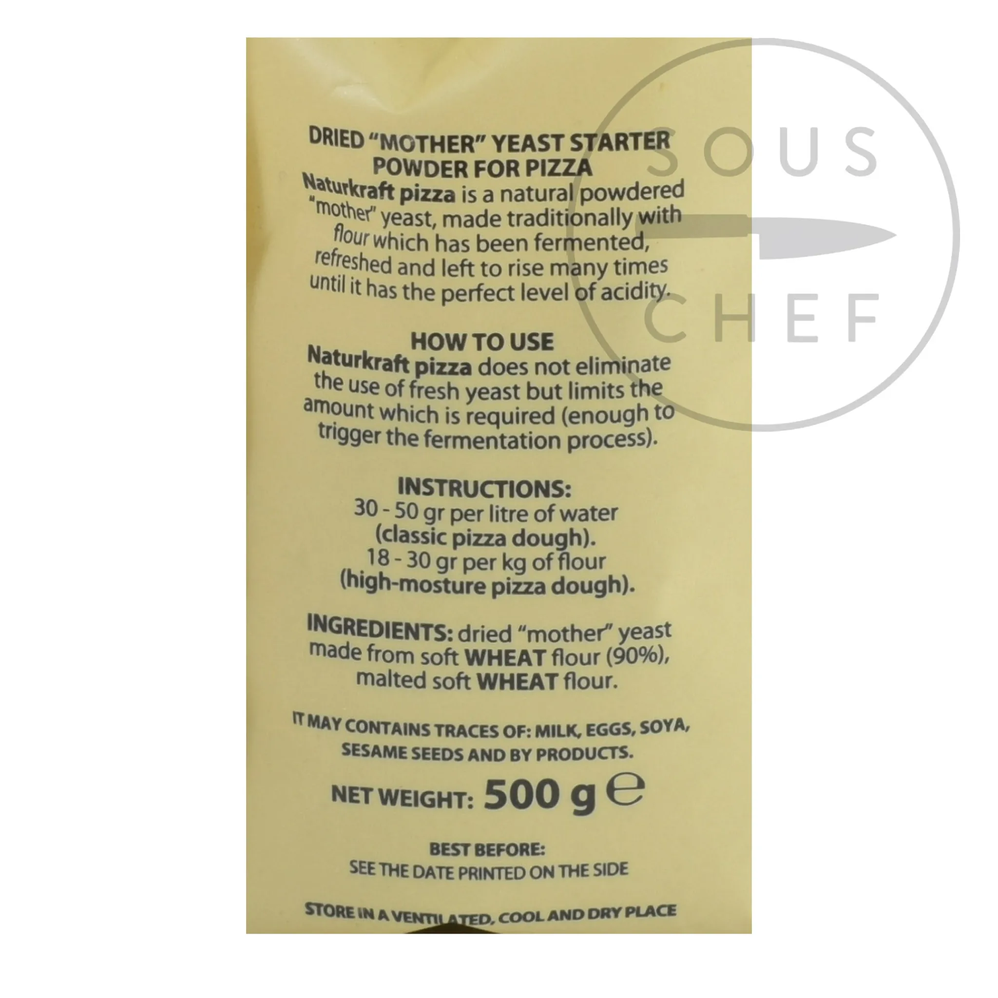 La Credenza Naturkraft Dried "Mother" Yeast Dough Improver, 500g Hot