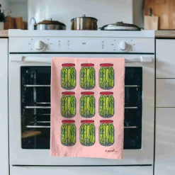 Neesh Home Pickles Tea Towel Hot