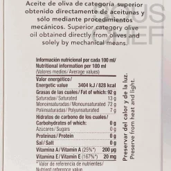 Nobleza del Sur Premium Arbequina Extra Virgin Olive Oil, 500ml New