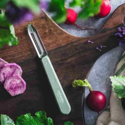 Opinel No 115 Sage Beechwood Handle Peeler, 6cm Best
