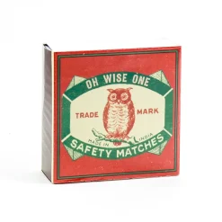 Archivist Owl Luxury Safety Matches Discount
