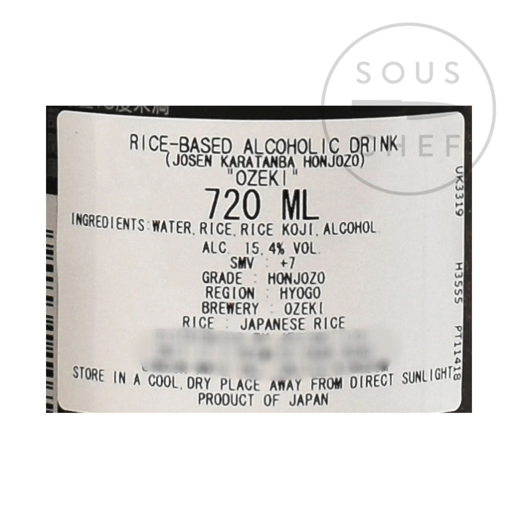 Ozeki Karatamba Sake, 720ml Discount