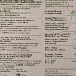 L'Antica Madia Pasta L'Antica Striped Farfalle with Turmeric, Beetroot & Spinach, 250g Outlet