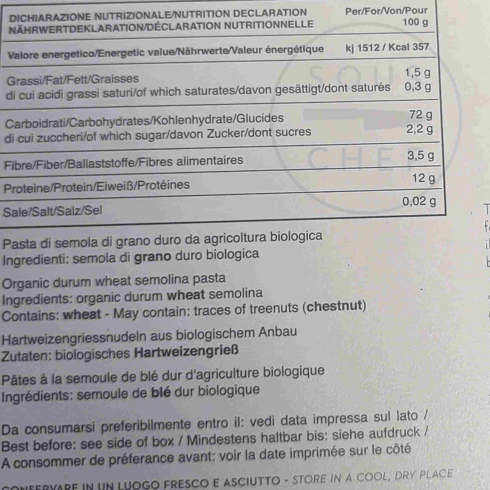 Pasta Liguria Penne, 500g Hot