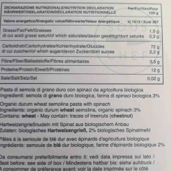 Pasta Liguria Taglierini Verdi, 500g Hot