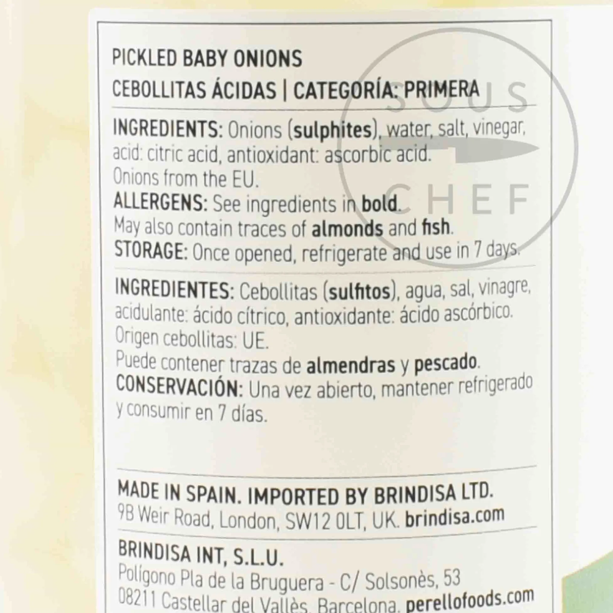 Perello Pickled Onions, 190g Clearance