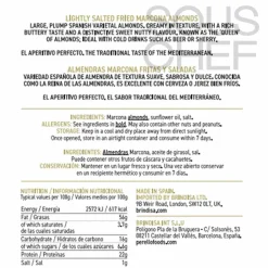 Perello Salted Marcona Almonds, 150g Outlet