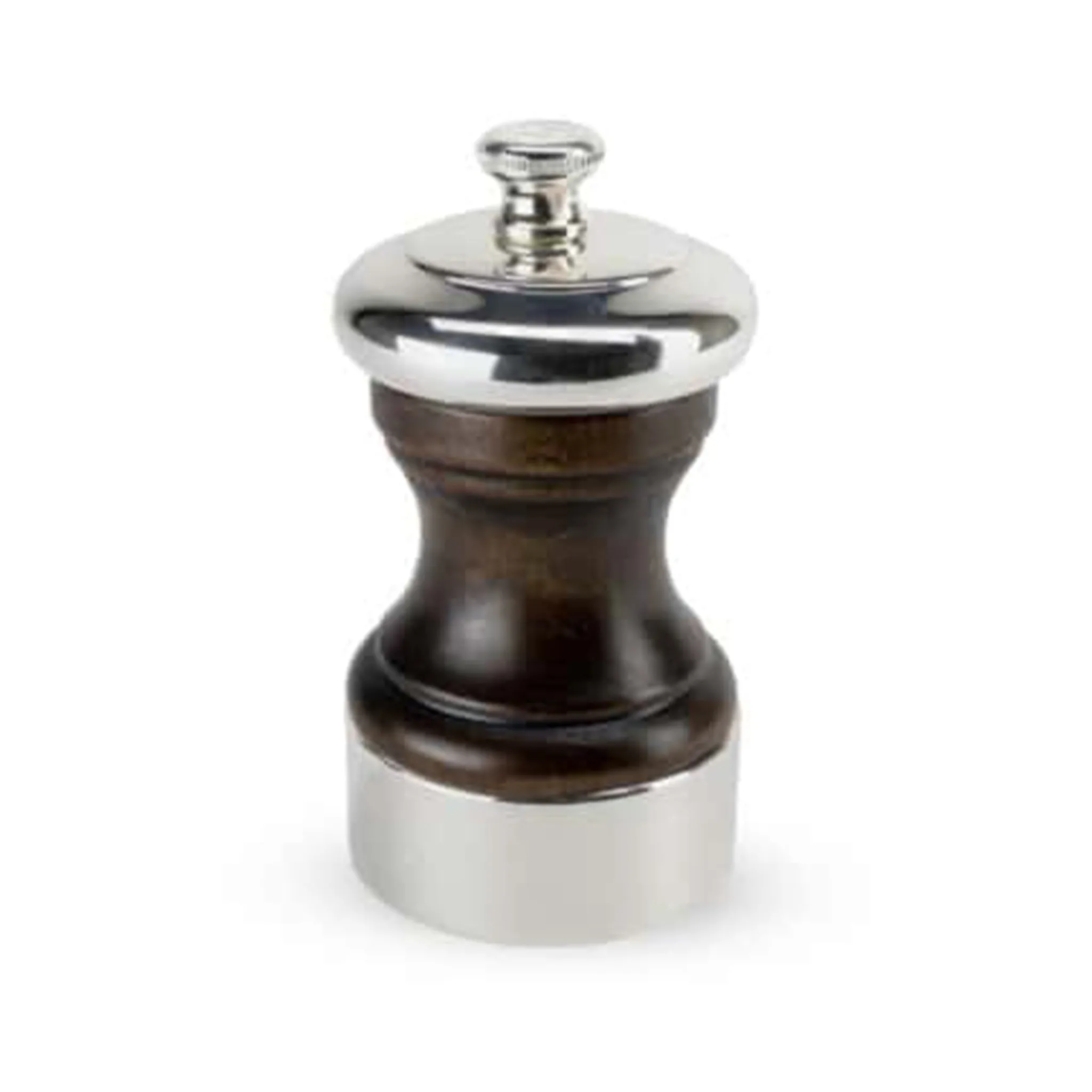 Peugeot Palace Wood & Silver Plated Salt Mill, 10cm Best