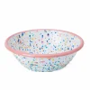 Kapka Enamel Pink Dot Enamel Salad Bowl