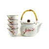 Kiji Stoneware & Ceramics Pink Sakura Tea Set, 800ml Best