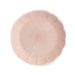 Kiji Stoneware & Ceramics Pink Scalloped Japanese Small Plate, 16cm Discount