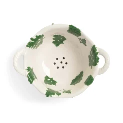 &Klevering Porcelain Parsley Colander, 19.5cm