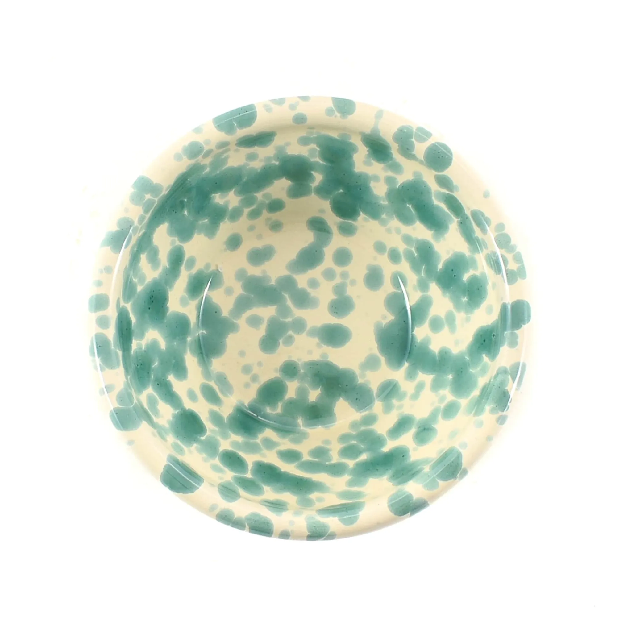 Puglia Handmade Puglia Aquamarine Splatter Bowl, 12cm Discount