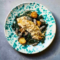 Puglia Handmade Puglia Aquamarine Splatter Bowl, 19cm Best