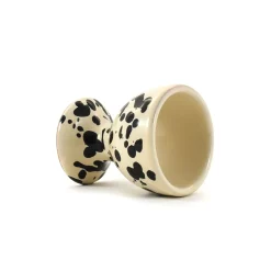 Puglia Handmade Puglia Black Splatter Egg Cup Sale