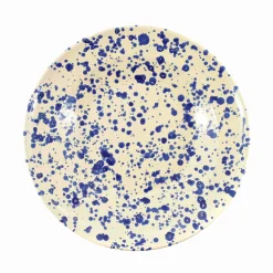 Puglia Handmade Puglia Blue Splatter Pasta Bowl, 29cm New