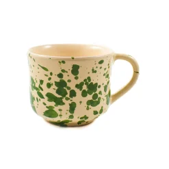 Puglia Handmade Puglia Green Splatter Mug Clearance