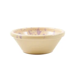 Puglia Handmade Puglia Lilac Splatter Bowl, 12cm Hot