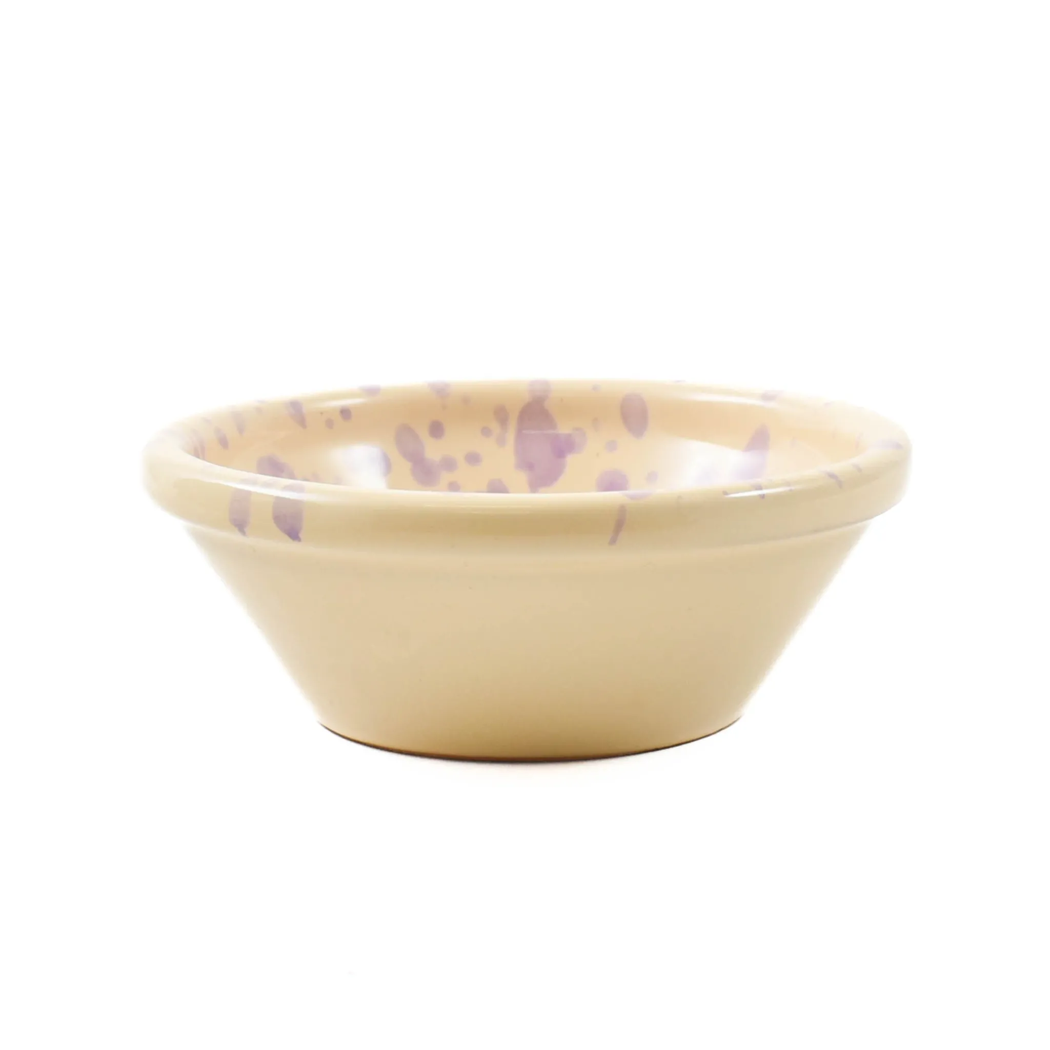 Puglia Handmade Puglia Lilac Splatter Bowl, 12cm Hot