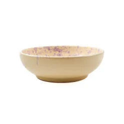 Puglia Handmade Puglia Lilac Splatter Bowl, 19cm Best