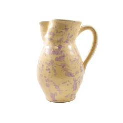 Puglia Handmade Puglia Lilac Splatter Pitcher Discount