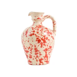 Puglia Handmade Puglia Red Splatter Oil Bottle, 250ml Clearance