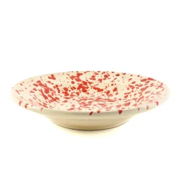 Puglia Handmade Puglia Red Splatter Pasta Bowl, 29cm Online