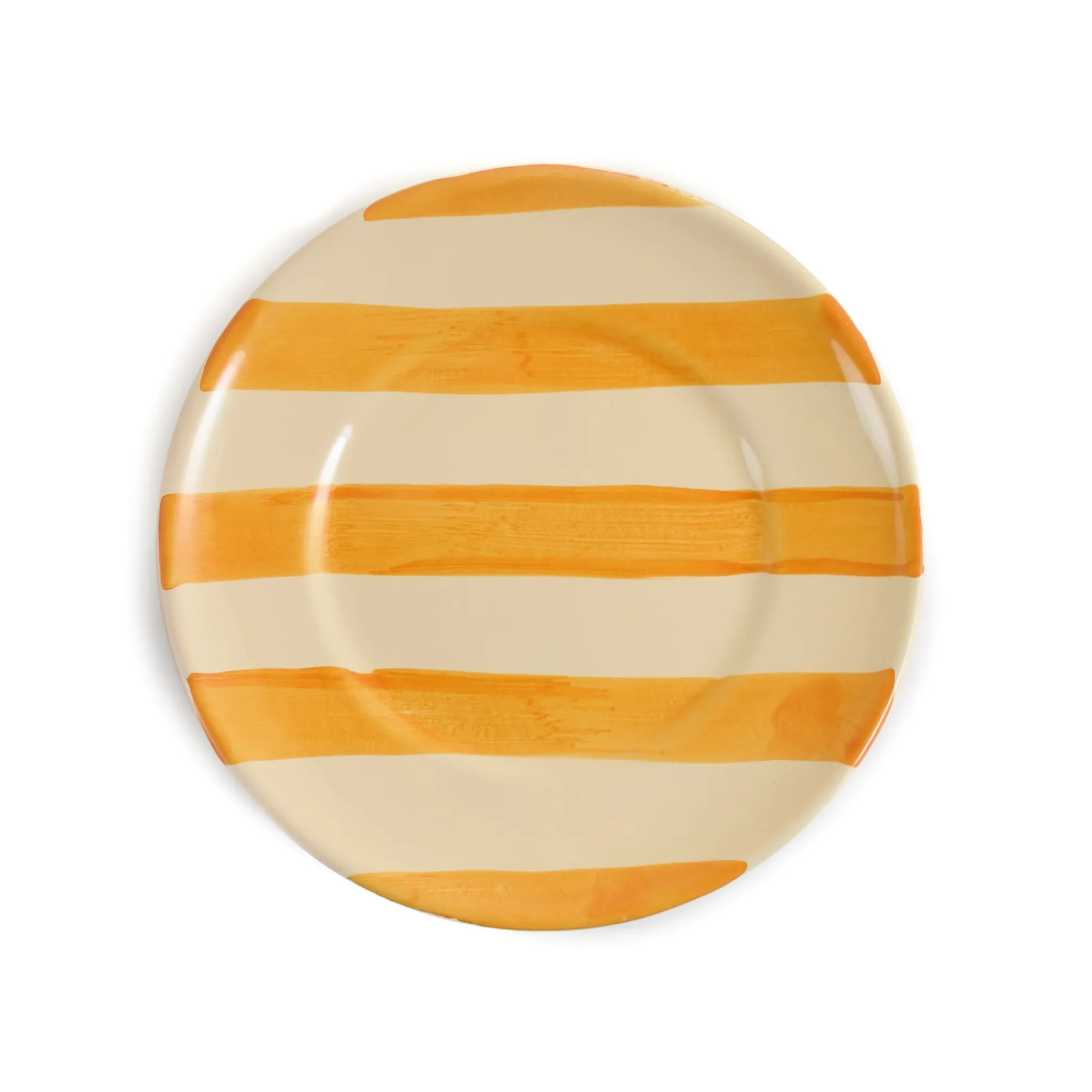 Puglia Handmade Puglia Yellow Stripe Side Plate, 19cm Best