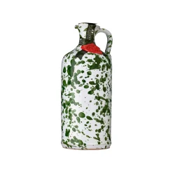 Galantino Puglian Extra Virgin Olive Oil in Green Splatter Ceramic Bottle, 500ml Clearance