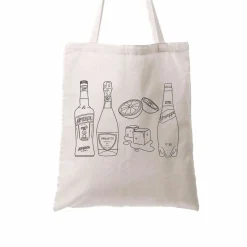Quite Nice Clothing Aperol Spritz Organic Cotton Tote Bag Sale