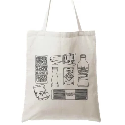 Quite Nice Clothing Carbonara Organic Cotton Tote Bag Hot