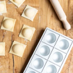 Italian Cookware Ravioli Tray - 12 Large Round Ravioli 52mm x 52mm Sale