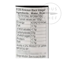 Rinkosan Black Vinegar, 360ml