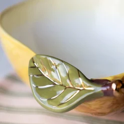 Rockett St George Pear Bowl with Gold Detail, 14x20cm Best