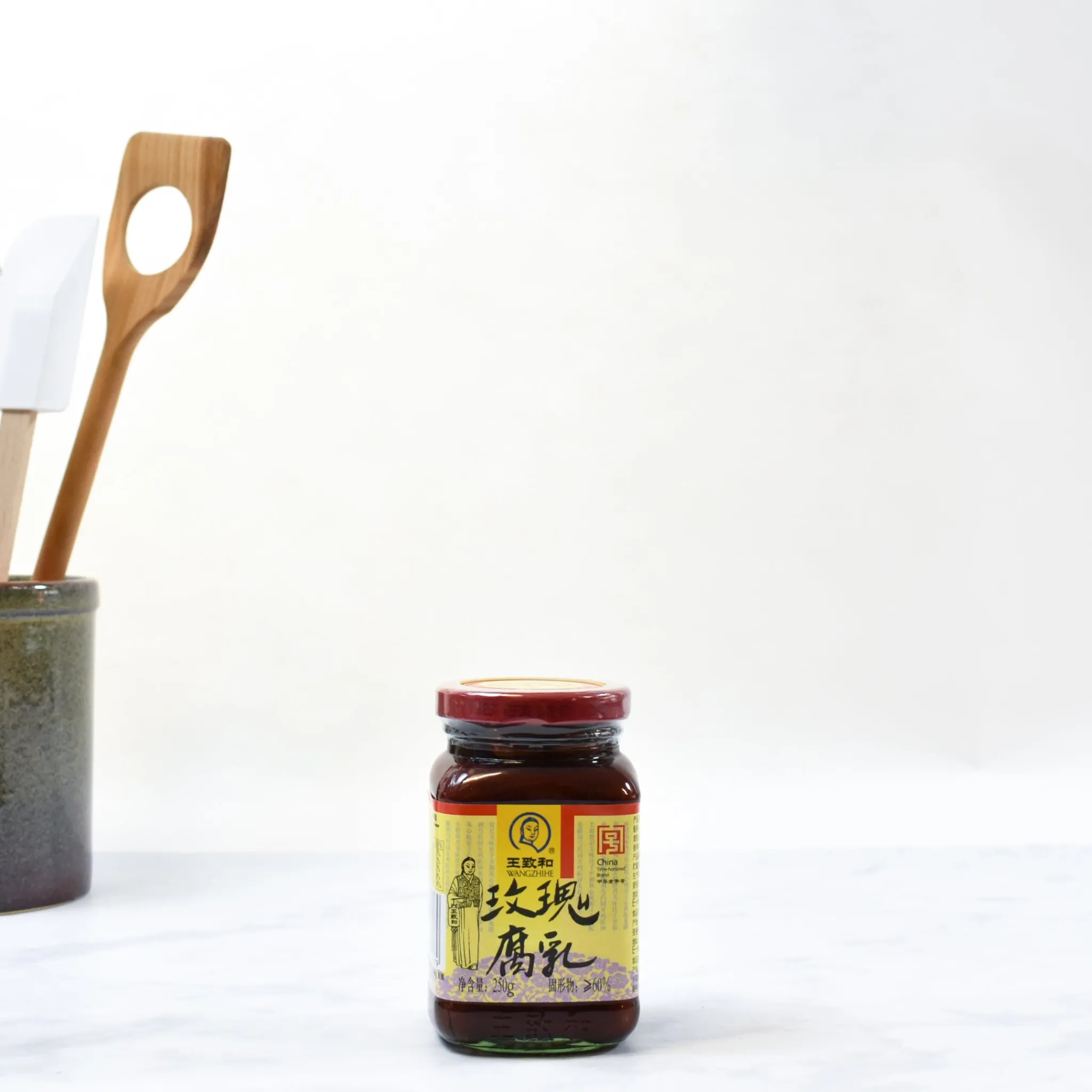 WZH Rose Bean Curd - Preserved Red Beancurd, 250g