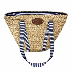 Les Jardin de la Comtesse Sac de Plage Riviera Blue Stripe Picnic Tote, 4 Person Sale