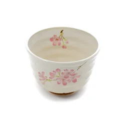 Kiji Stoneware & Ceramics Sakura Blossom Matcha Bowl, 12.8cm Hot