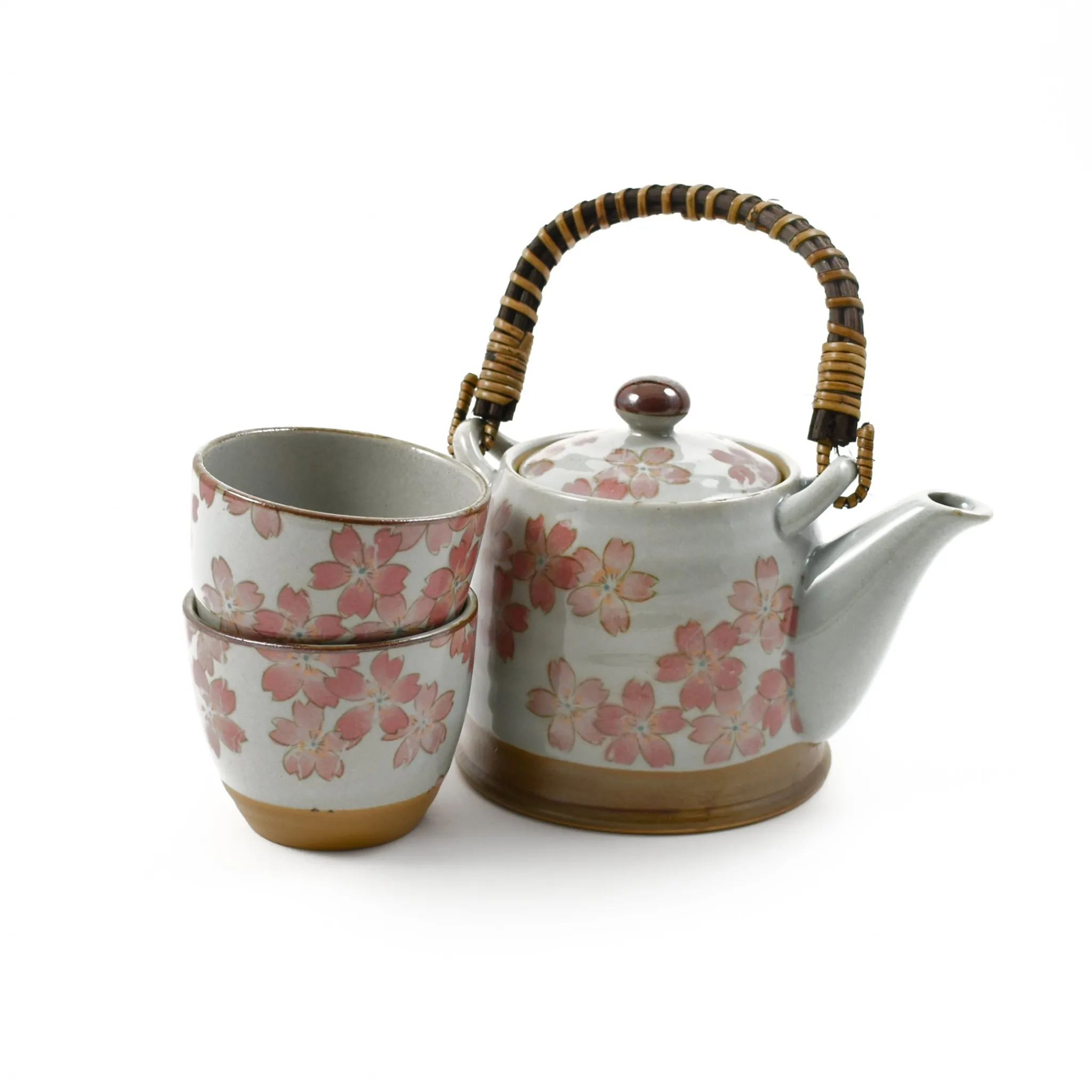 Kiji Stoneware & Ceramics Sakura Blossom Tea Set For Two Online