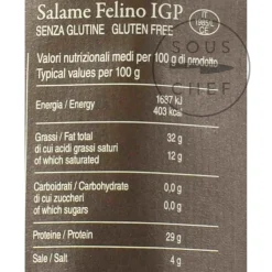 La Fattoria Di Parma Salami Felino IGP Riserva, 290g Clearance