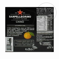Sanpellegrino San Pellegrino Chino - 20cl x 4 Hot