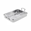 Scanpan Impact Stainless Steel Roasting Pan with Rack, 43x28cm Clearance
